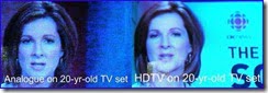 HDTV Comparison Photo for DTV Article