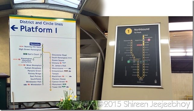 London Underground TTC Platform Signs Collage SOOC Shireen Jeejeebhoy 26-09-2015